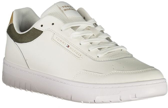 Tommy Hilfiger White Polyester Men Sneaker