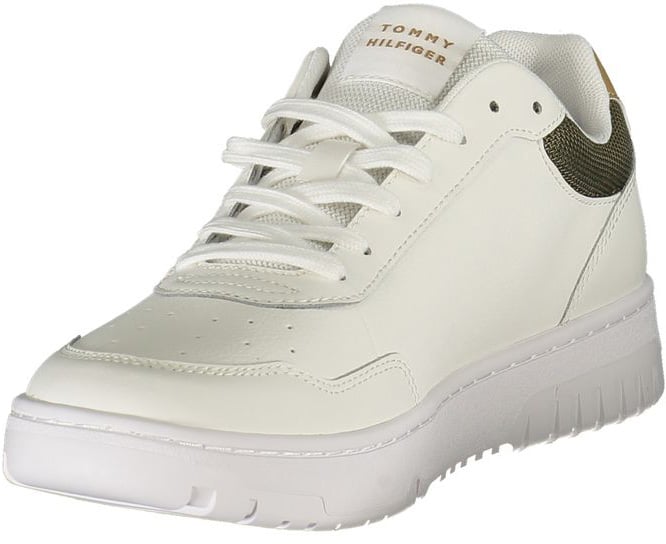Tommy Hilfiger White Polyester Men Sneaker