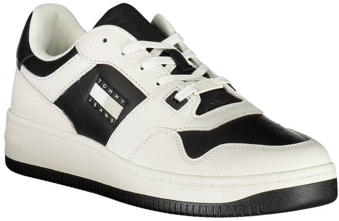 Tommy Hilfiger Bianco Polyurethane Men Sneaker