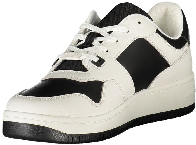 Tommy Hilfiger Bianco Polyurethane Men Sneaker