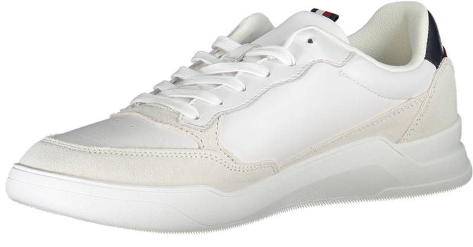 Tommy Hilfiger White Leather Men Sneaker