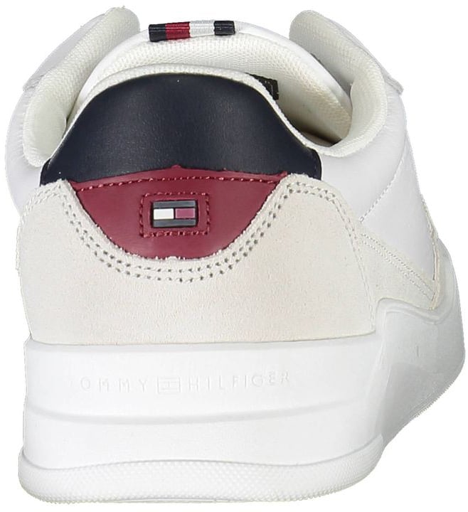 Tommy Hilfiger White Leather Men Sneaker