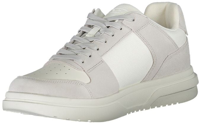 Tommy Hilfiger White Polyurethane Men Sneaker