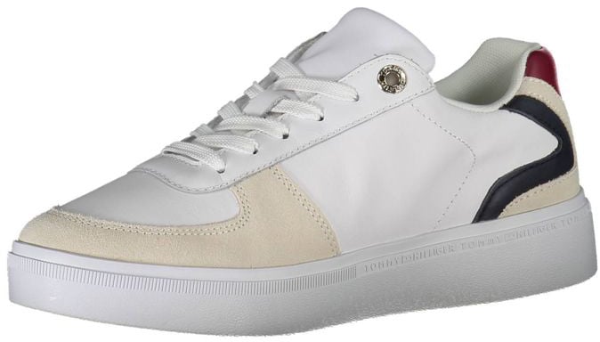 Tommy Hilfiger White Polyester Women Sneaker