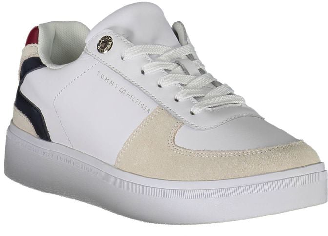 Tommy Hilfiger White Polyester Women Sneaker