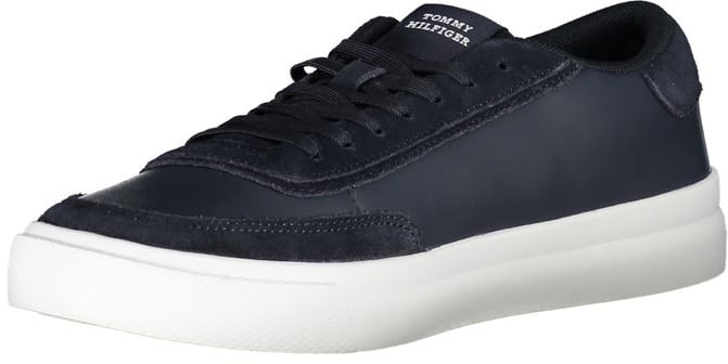 Tommy Hilfiger Blue Leather Men Sneaker
