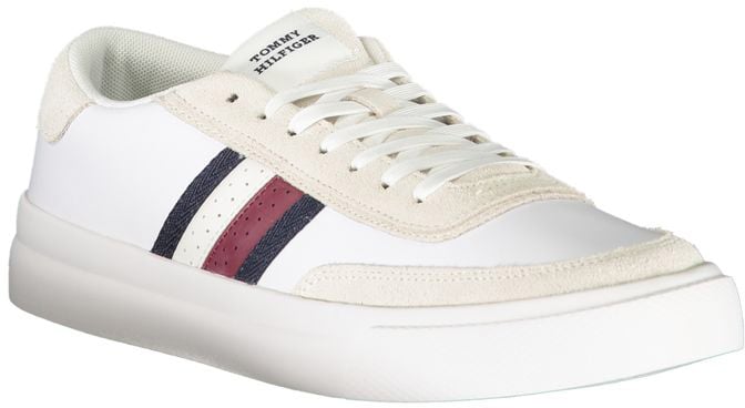 Tommy Hilfiger White Leather Men Sneaker