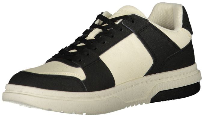 Tommy Hilfiger Black Polyester Men's Sneaker