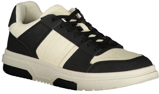 Tommy Hilfiger Black Polyester Men's Sneaker