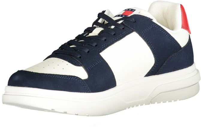 Tommy Hilfiger Blue Leather Men Sneaker