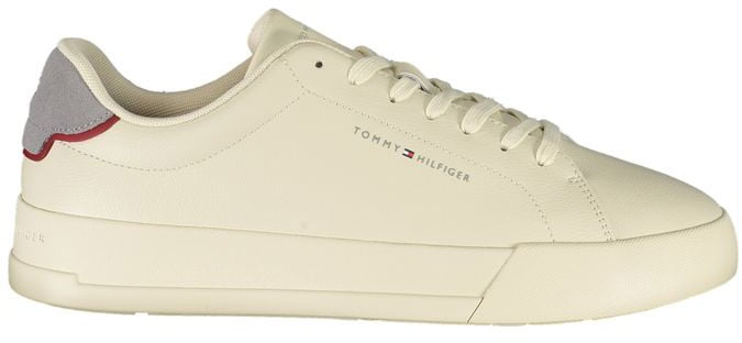 Tommy Hilfiger Beige Polyurethane Men Sneaker