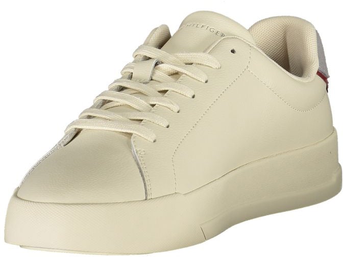Tommy Hilfiger Beige Polyurethane Men Sneaker