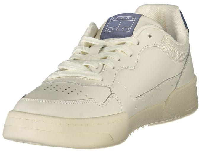 Tommy Hilfiger Bianco Polyurethane Men Sneaker