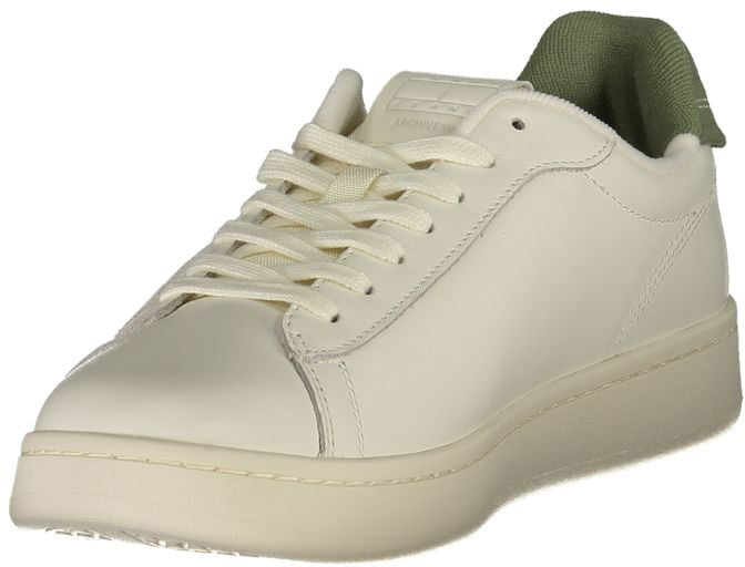 Tommy Hilfiger Bianco Polyurethane Men Sneaker