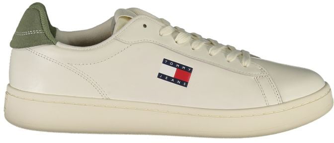 Tommy Hilfiger Bianco Polyurethane Men Sneaker