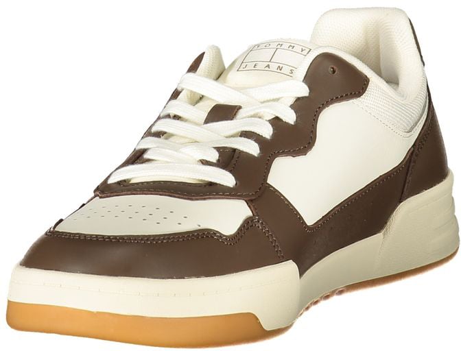 Tommy Hilfiger White Polyurethane Men Sneaker