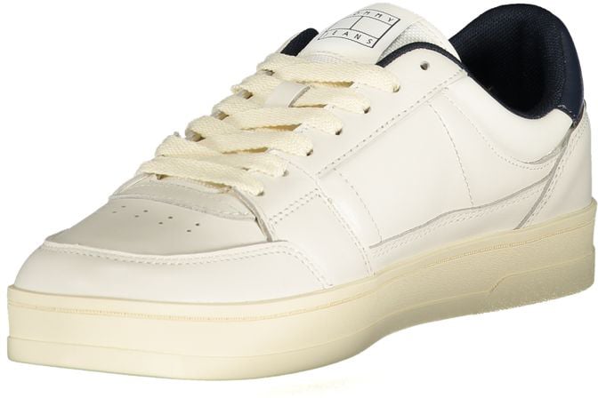 Tommy Hilfiger White Leather Men Sneaker