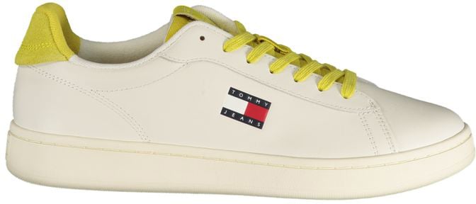 Tommy Hilfiger Bianco Polyurethane Men Sneaker
