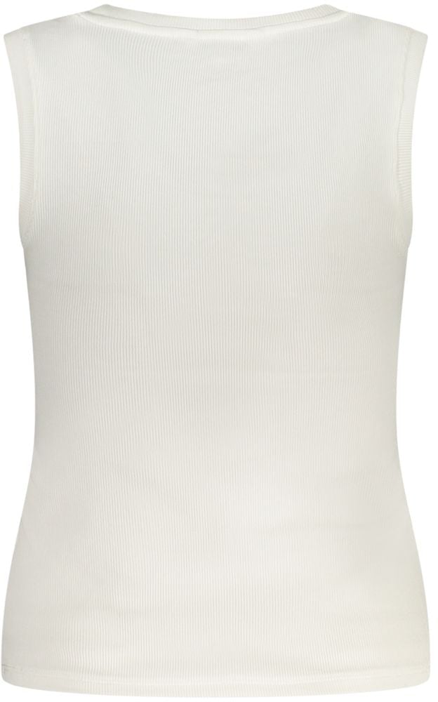 Tommy Hilfiger Bianco Cotton Women Tank Top