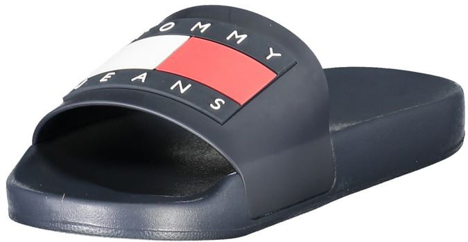 Tommy Hilfiger Blue Polyurethane Men's Slipper