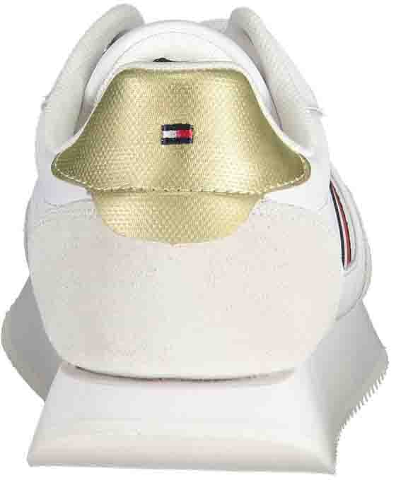 Tommy Hilfiger White Leather Women Sneaker
