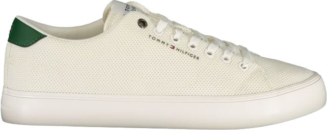 Tommy Hilfiger Bianco Polyester Men's Sneaker