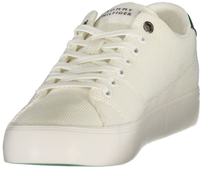 Tommy Hilfiger Bianco Polyester Men's Sneaker