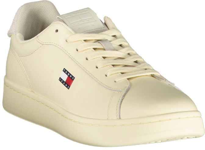 Tommy Hilfiger White Polyurethane Men's Sneaker