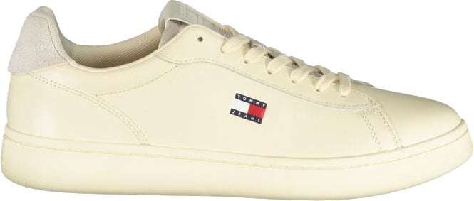 Tommy Hilfiger White Polyurethane Men's Sneaker