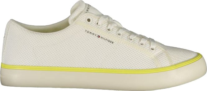 Tommy Hilfiger White Polyester Men Sneaker