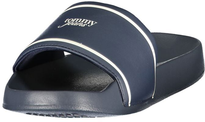 Tommy Hilfiger Blue Polyurethane Women's Slipper
