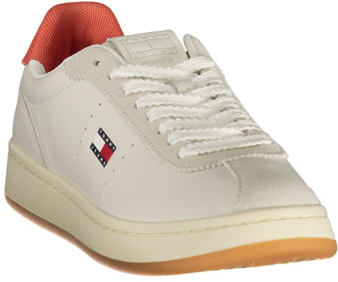 Tommy Hilfiger Beige Polyurethane Women's Sneaker