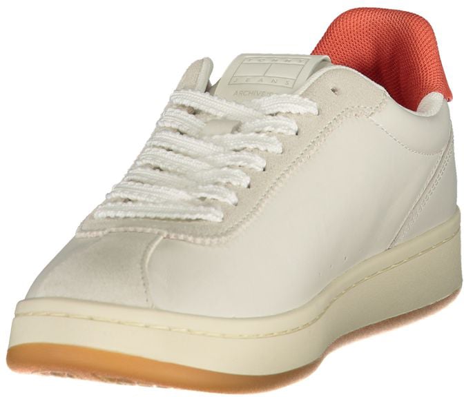 Tommy Hilfiger Beige Polyurethane Women's Sneaker