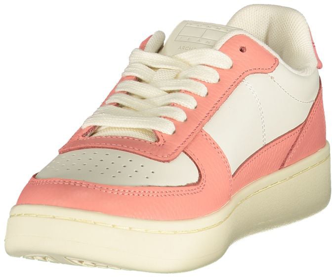 Tommy Hilfiger White Polyurethane Women's Sneaker