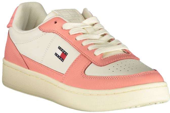 Tommy Hilfiger White Polyurethane Women's Sneaker