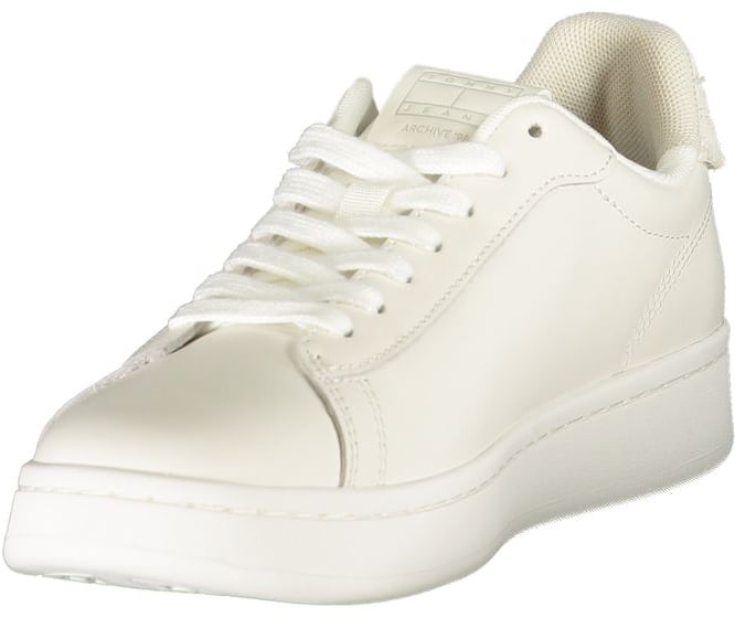 Tommy Hilfiger Bianco Polyurethane Women's Sneaker
