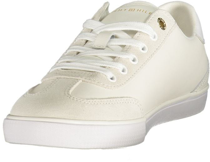 Tommy Hilfiger White Polyurethane Women's Sneaker