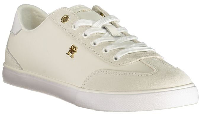 Tommy Hilfiger White Polyurethane Women's Sneaker