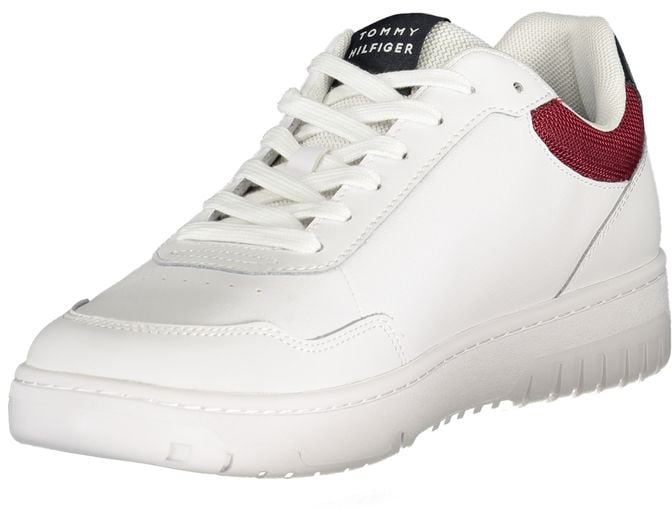 Tommy Hilfiger Bianco Polyurethane Men Sneaker