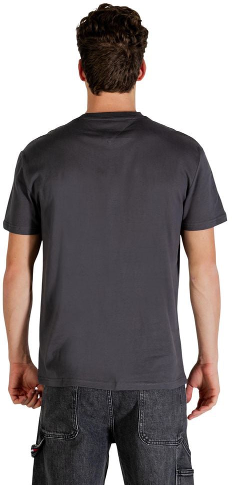 Tommy Hilfiger Jeans Gray Recycled Cotton T-Shirt