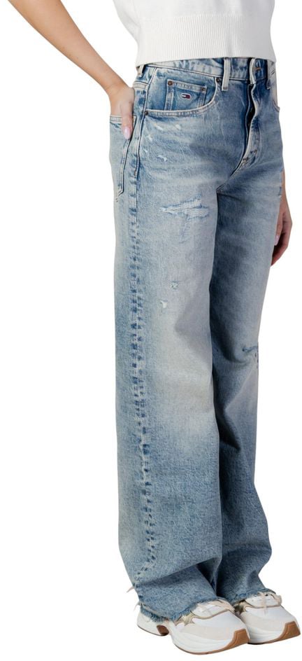 Tommy Hilfiger Jeans Light Blue Recycled Cotton Bootcut Jeans