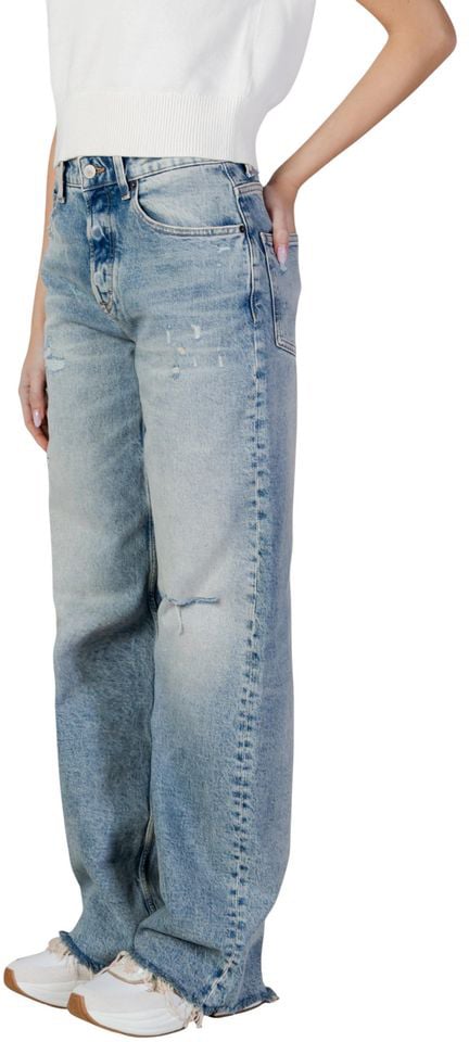 Tommy Hilfiger Jeans Light Blue Recycled Cotton Bootcut Jeans