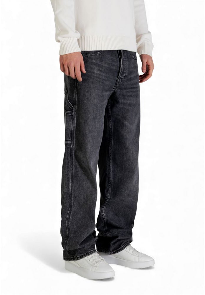 Tommy Hilfiger Jeans Black Recycled Cotton Relaxed Fit Jeans