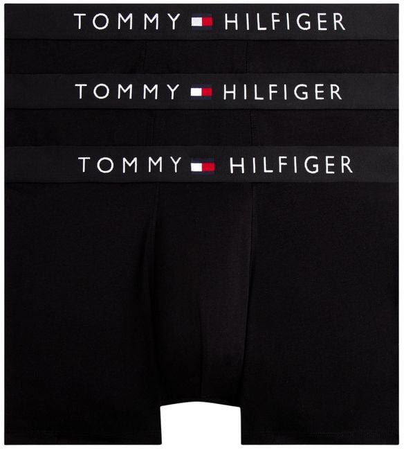 Tommy Hilfiger Black Recycled Cotton Boxers