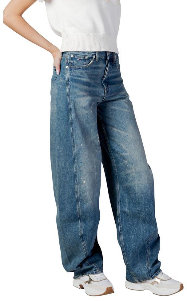 Tommy Hilfiger Jeans Blue Recycled Cotton Flared Jeans