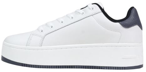Tommy Hilfiger Jeans White Leather Chunky Sneakers
