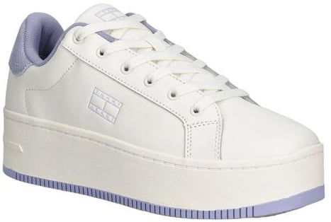 Tommy Hilfiger Jeans White Leather Chunky Sneakers