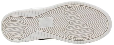 Tommy Hilfiger Jeans White Suede Leather Chunky Sneakers