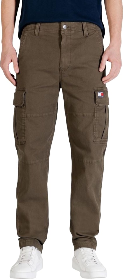 Tommy Hilfiger Jeans Green Recycled Cotton Cargo Pants