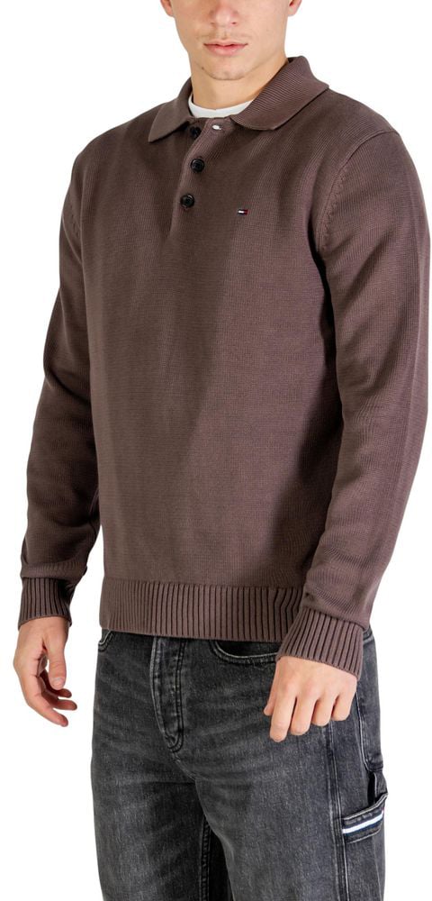 Tommy Hilfiger Jeans Brown Organic Cotton Sweatshirt